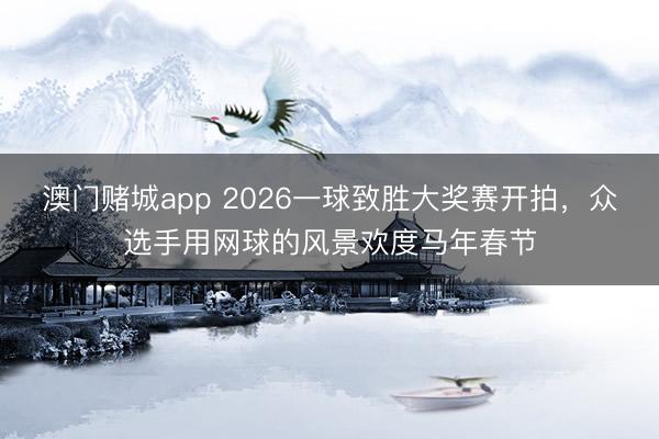 澳门赌城app 2026一球致胜大奖赛开拍,众选手用网球的风景欢度马年春节